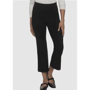 Felina Women's Tummy Control Kick Crop Pant (Black, Medium)